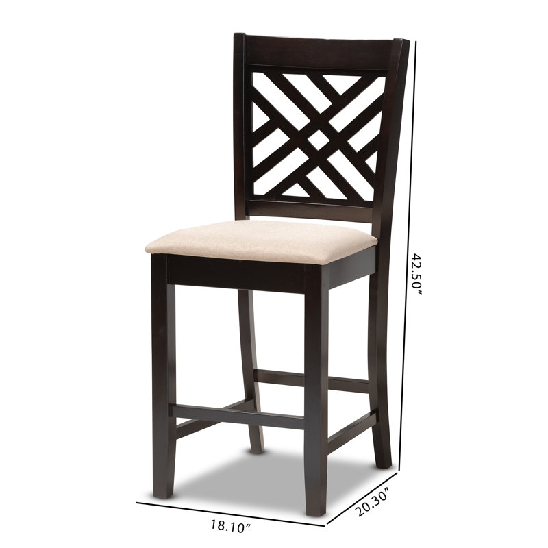 25'' H Upholstered Dining Chair, Sand