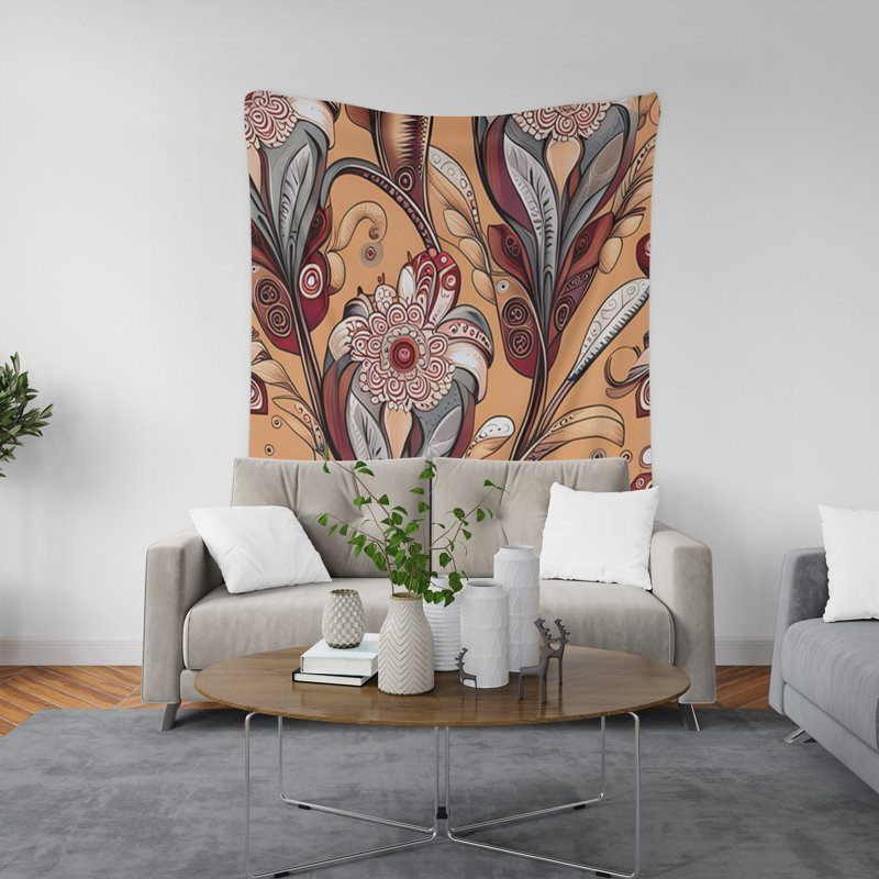 Tapisserie murale, H 88 po x l 104 po