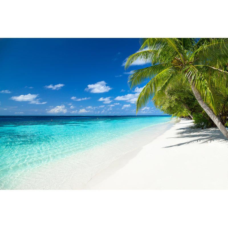 «Tropical Paradise Beach» par Grafner - Photographie sur toile tendue, L 18 po x H 12 po
