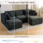 Canapé modulaire désossé 110 po Comfy Cloud-835176459