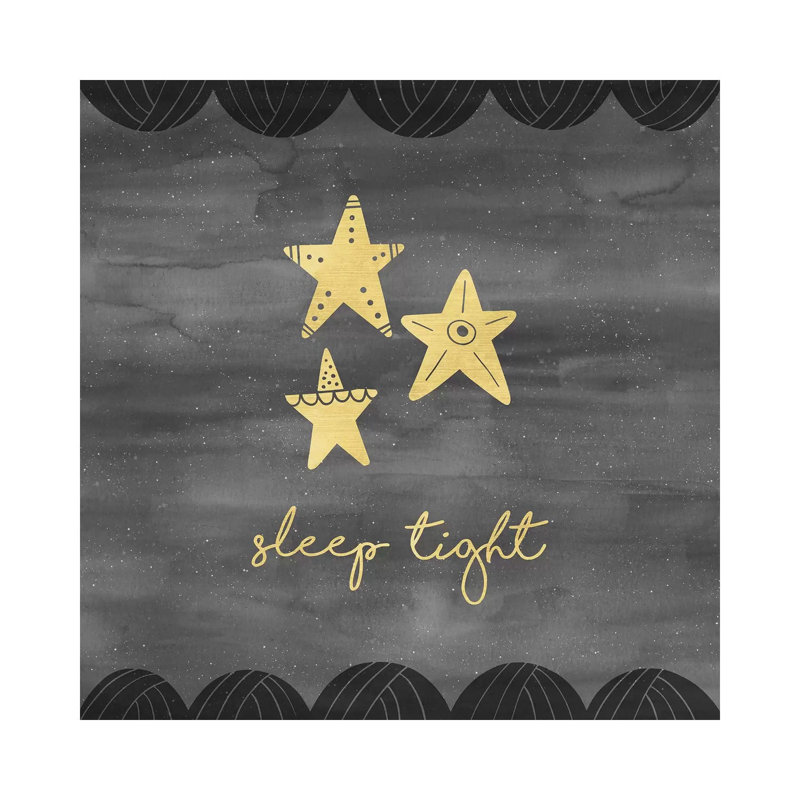 Good Night Sleep Tight II by Noonday Design - Wrapped Canvas Print, 45.72 cm H x 45.72 cm W