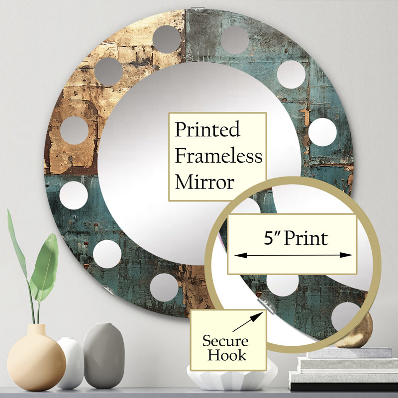 Miroir mural DiVanno, 24 po x 24 po