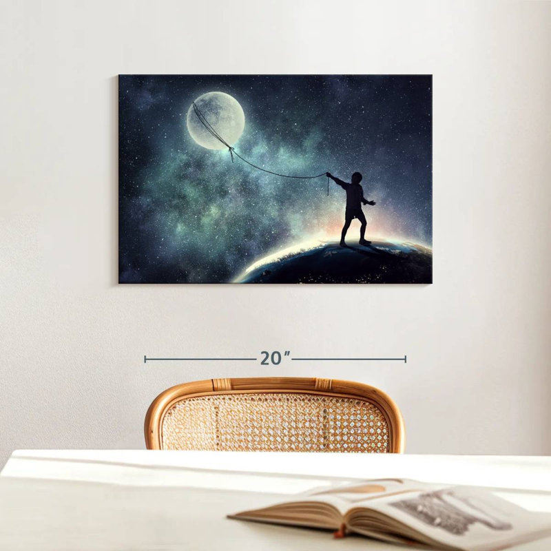 Oberle Catch The Moon, 16" H x 24" W