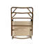 Ensemble de 4 chaises pliantes et portatives confortables avec cadre en aluminium, chaise de voyage Kermit facile à plier et à transporter