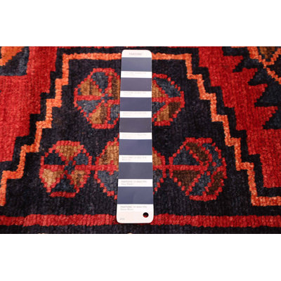 Konya Anatolian  Navy, Red Rug 6'3" x 7'7"