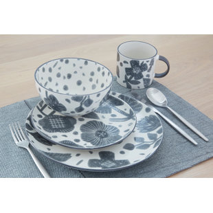 Piece Ceramic Dinnerware Set - Service for 4