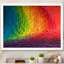 Reproduction sur toile de formes d'ondes représentant un arc-en-ciel abstrait-1032878643-1032878651