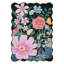 Tapis lavable pour tapis de salon antidérapant à motif floral antidérapant-1152794772