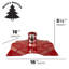 Support pour arbre de noël artificiel
