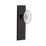 New York Plate with Crystal Victorian Knob