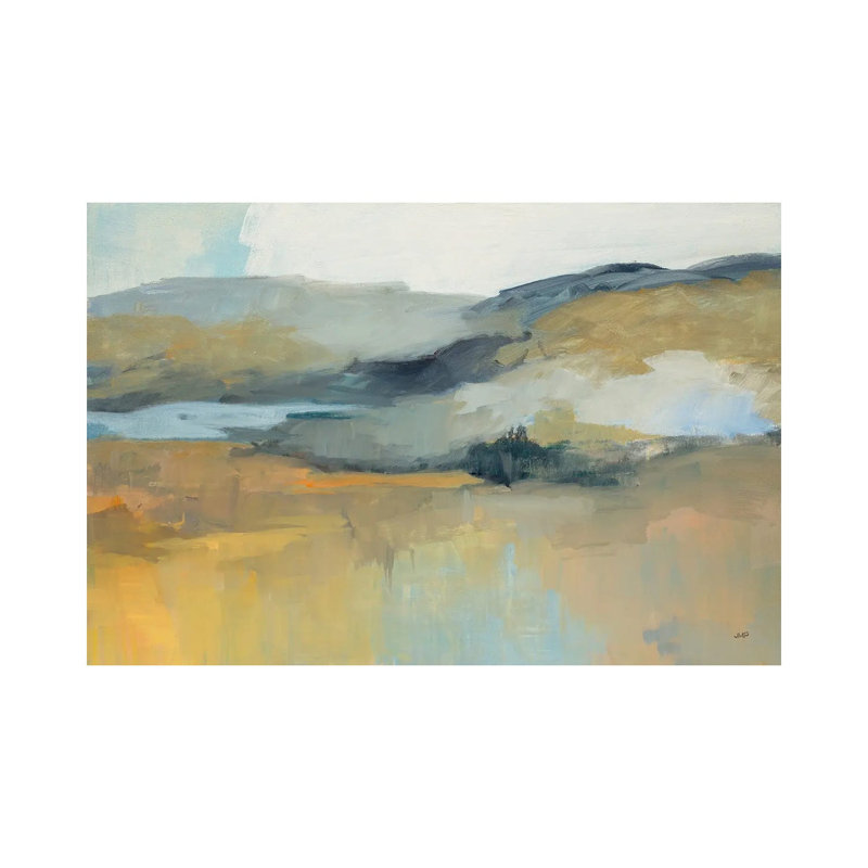 Folded Hills by Julia Purinton - Wrapped Canvas Gallery-Wrapped Canvas Giclée, 45.72 cm H x 66.04 cm W