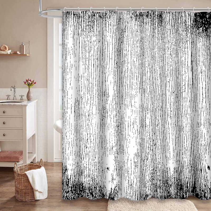 Rideau de douche Wood Grunge, L 72 po x l 78 po
