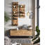 8 Pair Solid Wood Shoe Storage Cabinet