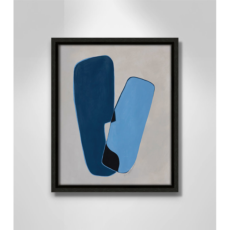 In Unity II by Filippo Ioco For Casa Fine Arts, 11.5" H x 9.5" W x 2" D, Espresso Framed