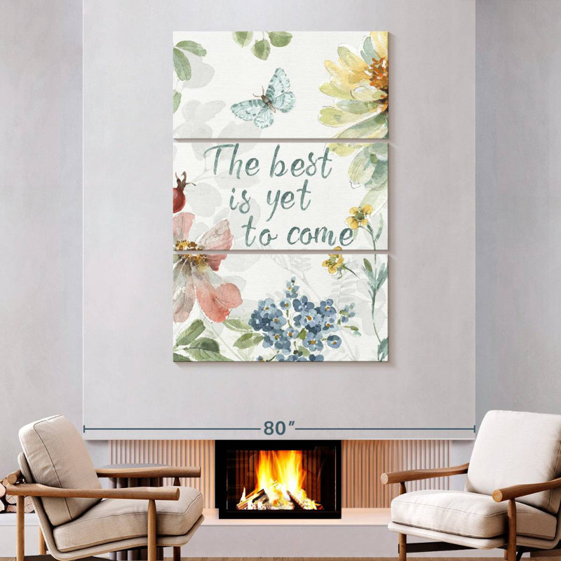 Harnek Spring Meadow X, 74" H x 48" W