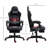 Inbox Zero Marun Adjustable Reclining Ergonomic Faux Leather Swiveling PC & Racing Game Chair with Footrest-1548301135