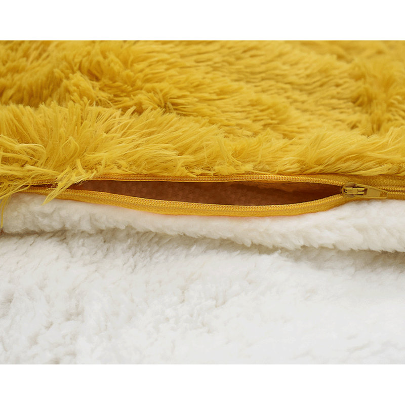 Velosso Alaska Thermal Plush Fluffy Faux Fur Duvet Set, 230 x 220cm + 50 x 75cm Comforter