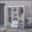 Armoire Elma, chambre à coucher, blanc-1049376269
