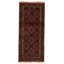 High-Quality Hand-Knotted Red And Navy Area Rug