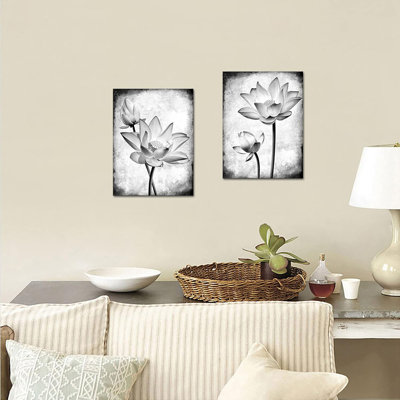 2 Piece Wrapped Canvas Wall Art