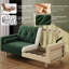 Tufted 3 Seater Sofa Bed-48434793