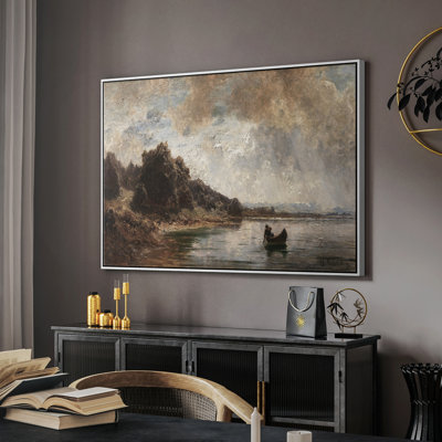 «Vintage Landscape CCxxviii», reproduction sur toile flottante
