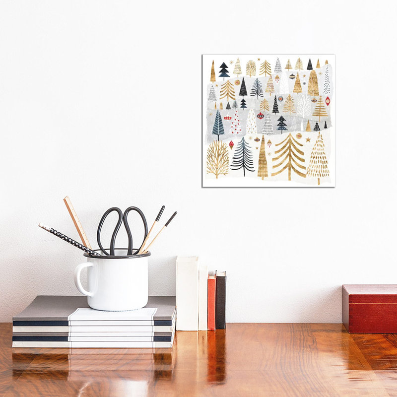 Christmas Chalet III by Victoria Borges - Wrapped Canvas Print, 30.48 cm H x 30.48 cm W