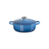 Le Creuset Enameled Cast Iron Signature Wide Round Oven, 3.5 Qt., Licorice