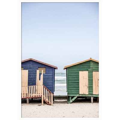 Popplewell "Blue and Green Huts" Print