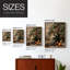 Reproduction encadrée FLORAL Series DCCXIX - bois massif-138243639-138243641