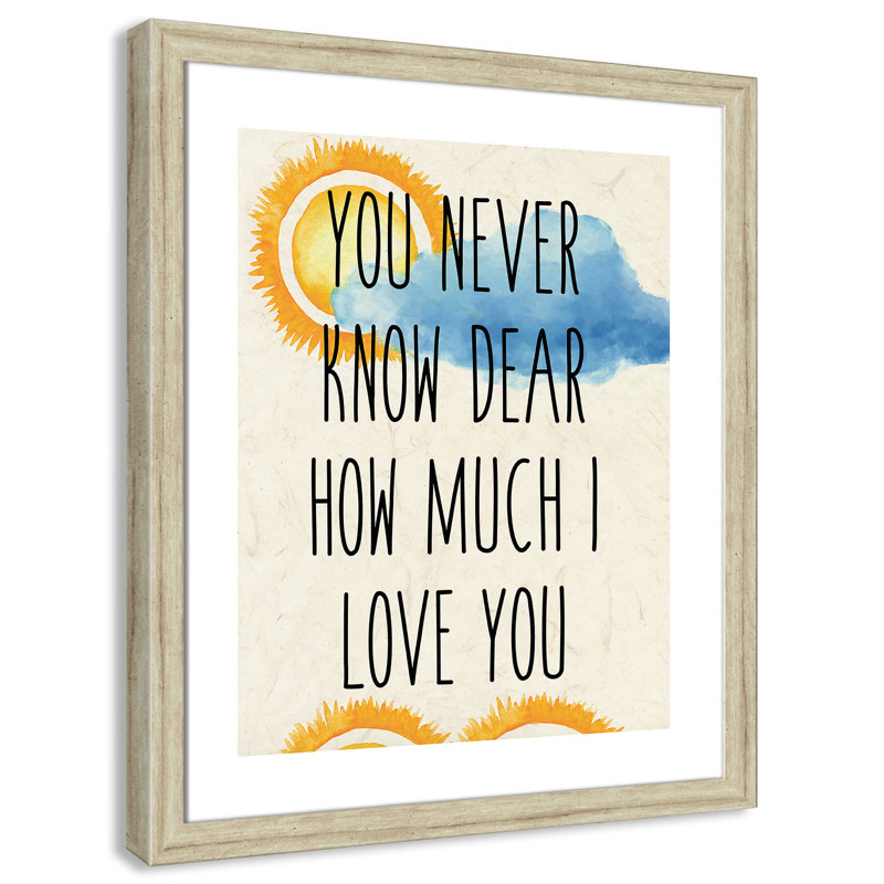 Impression sur papier Sunshine C, H 24,5 po x l 20,5 po x P 0,6 po, Encadré plat noir