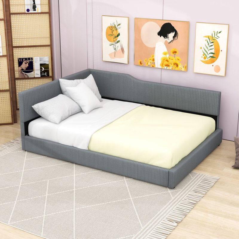  Full Daybed with Slats, Gray