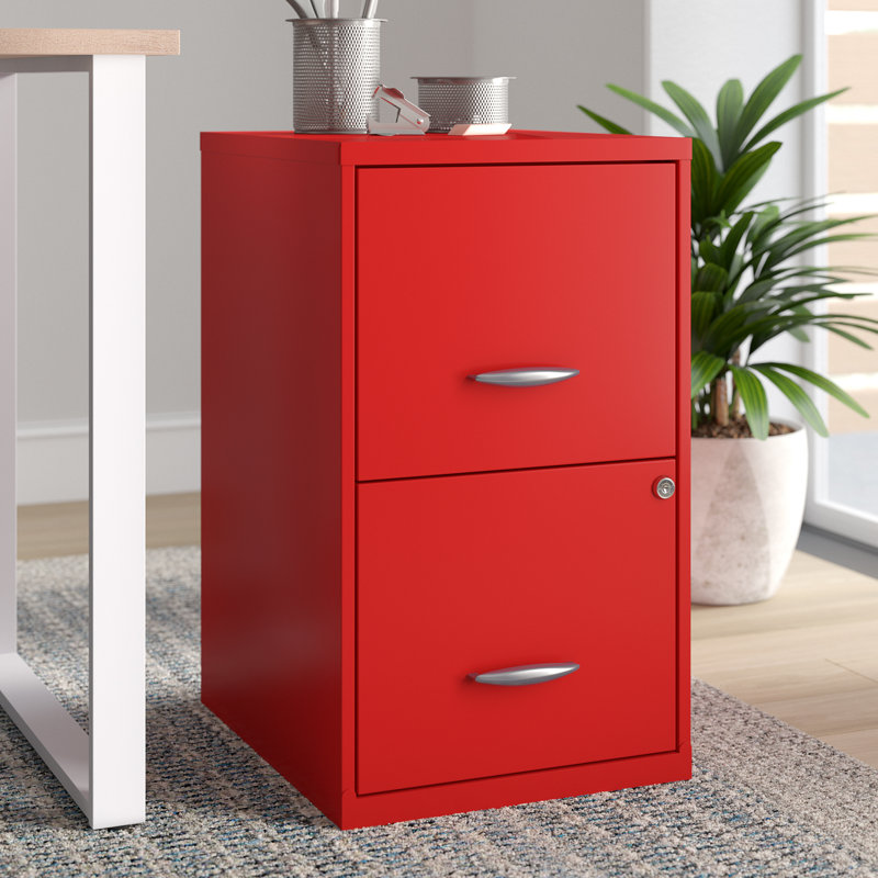 14.25'' Wide 2 -Drawer Steel File Cabinet