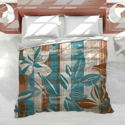 Foliage Shapes Cool Cotton Blend Comforter