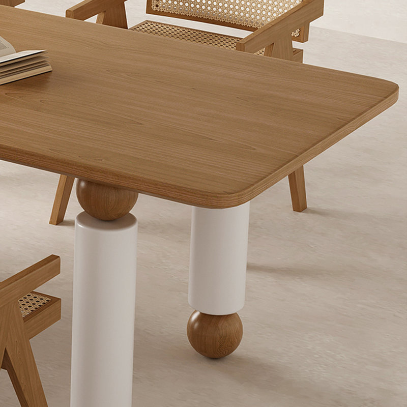 Table de salle à manger 62,99 po, Blanc, H 29,53 po x L 78,74 po x l 35,43 po