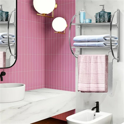 2 Wall Towel Rack