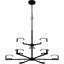 Ephemerine 9-Light Matte Black Chandelier-970898953