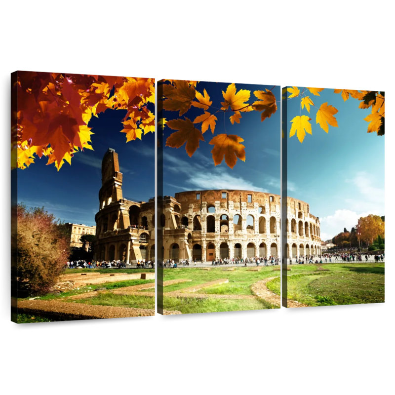 Lilie Colosseum In Autumn, 48" H x 74" W