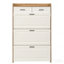 Armoire de rangement pour chaussures, 2 tiroirs / 3 portes pliables - standard-130470865