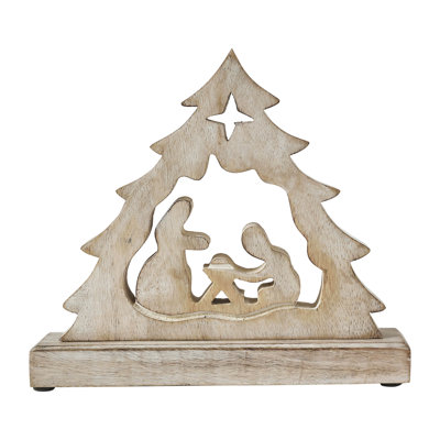 Figurine crèche en bois