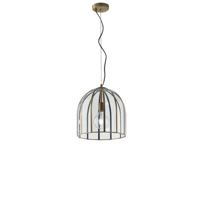 Ferrara 1 - Light Black Single Pendant