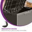 Quartey 100 Gallons Water Resistant Resin Lockable Deck Box-57482571