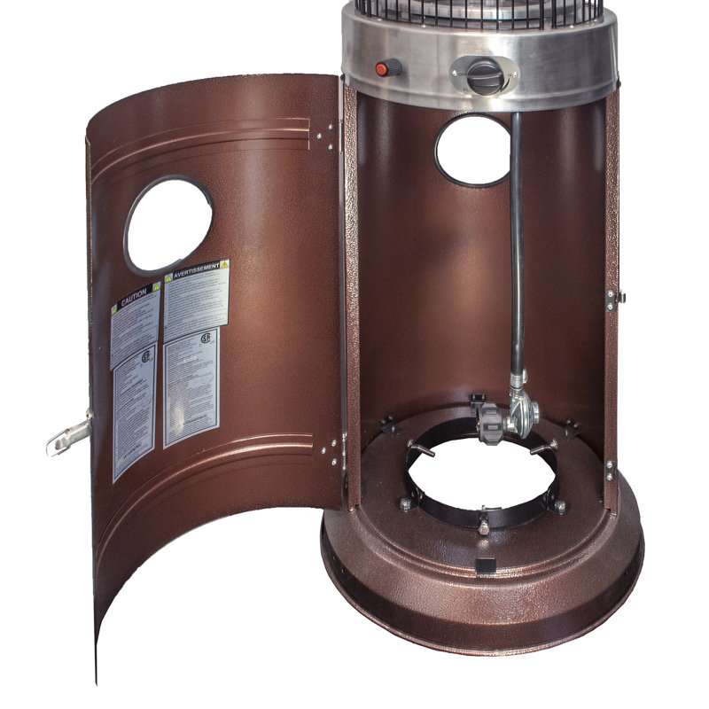 Chauffe-terrasse Venturi Spiral 40000 BTU, Bronze