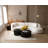 Luxury Modern Style Living Room Upholstery Curved Sofa With Chaise 2-Piece Set, Right Hand Facing Sectional,  Boucle Couch