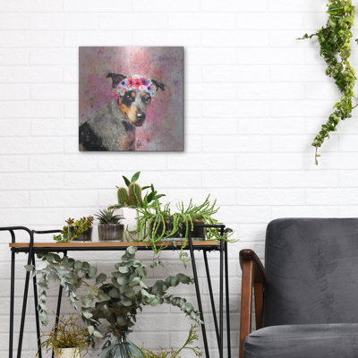 " Flower Crown Australian Cattle Dog " by Furbaby Affiliates