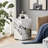 Compact 20" Modern Geometric Faux Marble Pedestal End Table-1662870416-1672189776