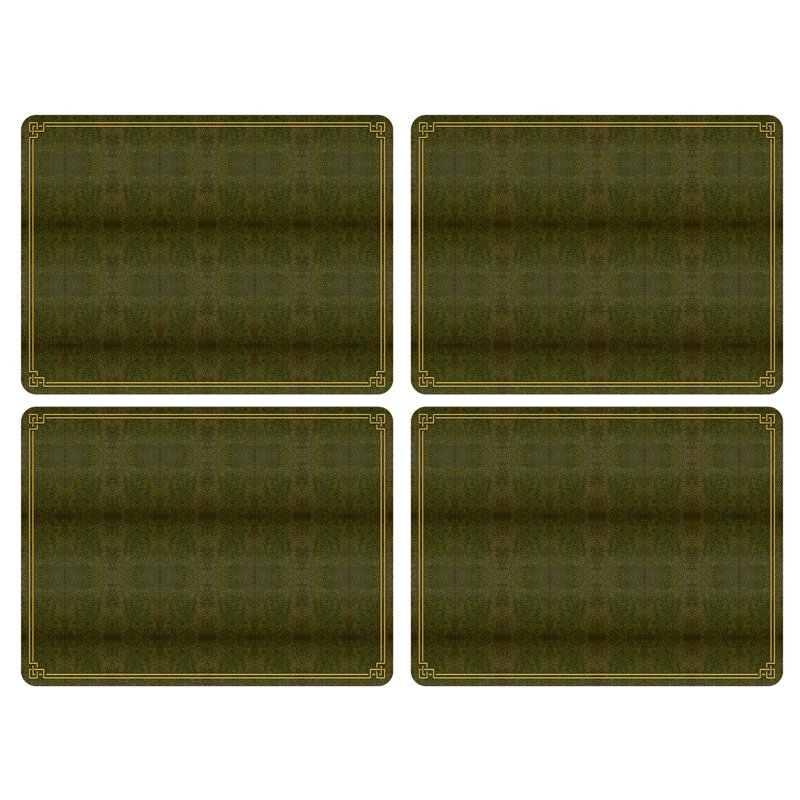 Napperon en cuir chagrin Pimpernel 15,7 po x 11,7 po
