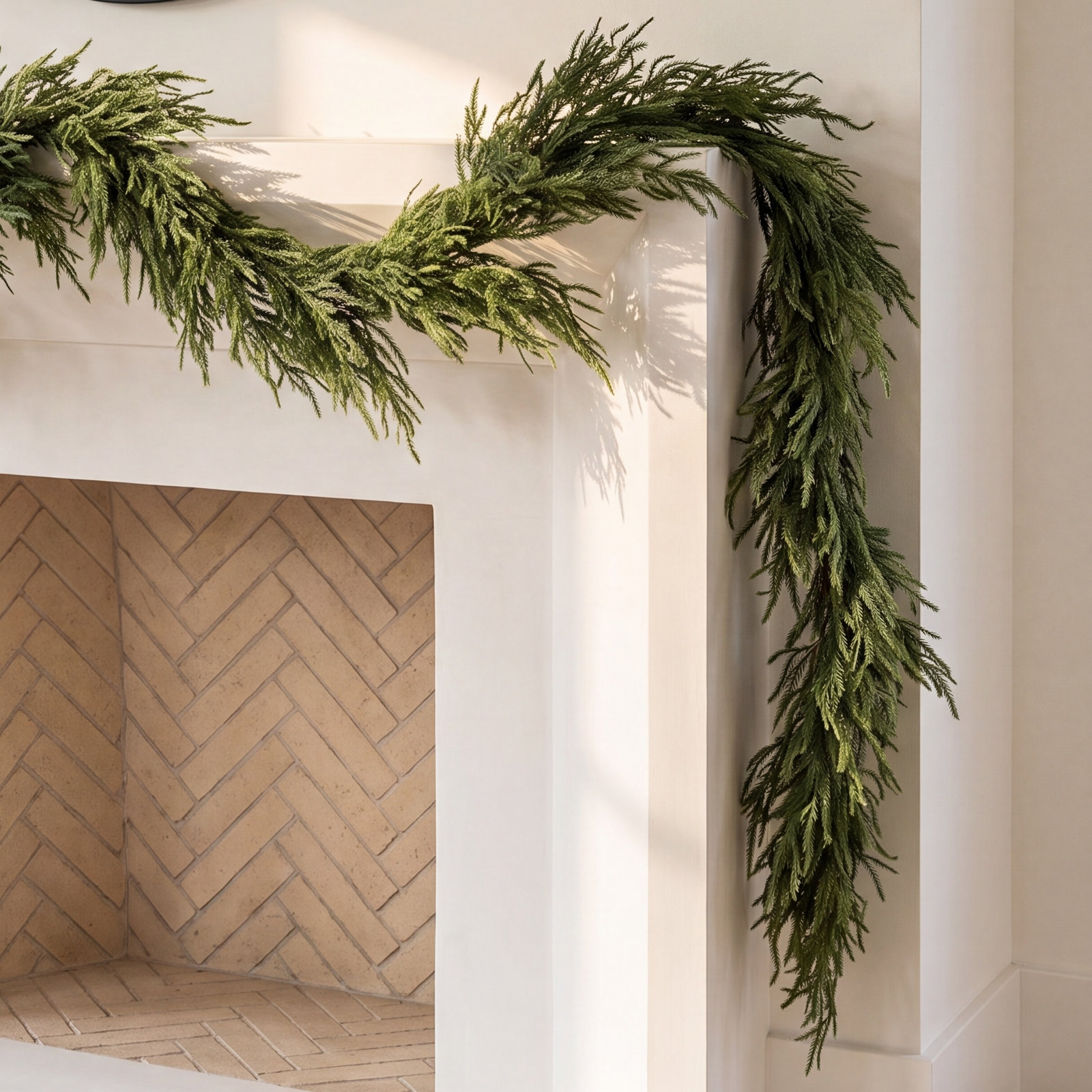1" Norfolk Pine Christmas Garland