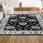 Tapis noir / crème Yeghivart French Cottage-347808138