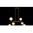6-Light Dimmable Sputnik Modern Linear Chandelier